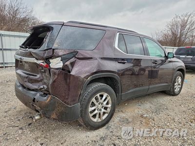 Trzecie zdjęcie samochodu z tyłu: 2020 CHEVROLET TRAVERSE LT VIN:1GNERGKW5LJ281143 - miniatura