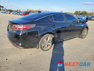 Trzecie zdjęcie samochodu z tyłu: 2016 KIA OPTIMA HYBRID VIN:KNAGN4AD9G5091952 - miniatura