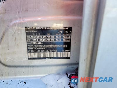 Zdjęcie 12 z 12 samochodu: 2020 MERCEDES-BENZ GLA 250 4MATIC VIN:W1NTG4GB5LU030706 - miniatura