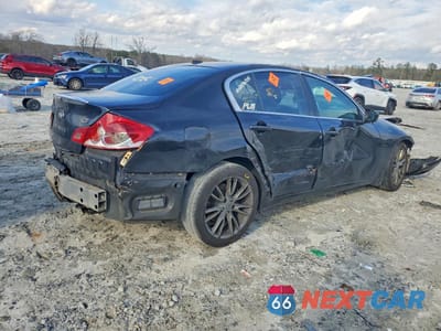 Trzecie zdjęcie samochodu z tyłu: 2009 INFINITI G37 VIN:JNKCV61E99M303617 - miniatura