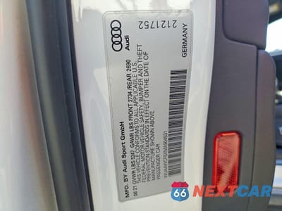Zdjęcie 12 z 12 samochodu: 2021 AUDI RS5 VIN:WUAAWCF5XMA904531 - miniatura