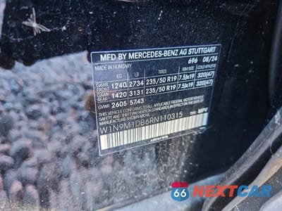 Zdjęcie 13 z 13 samochodu: 2024 MERCEDES-BENZ EQB 350 4MATIC VIN:W1N9M1DB6RN110315 - miniatura