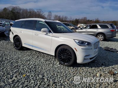 Czwarte zdjęcie samochodu z boku: 2022 LINCOLN AVIATOR RESERVE VIN:5LM5J7XC3NGL06824 - miniatura