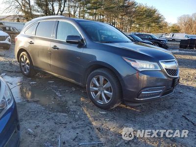 Czwarte zdjęcie samochodu z boku: 2015 ACURA MDX ADVANCE VIN:5FRYD4H84FB003176 - miniatura