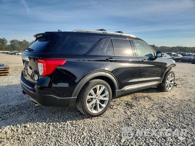 Trzecie zdjęcie samochodu z tyłu: 2021 FORD EXPLORER PLATINUM VIN:1FM5K8HC2MGA01950 - miniatura