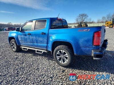 Drugie zdjęcie samochodu z przodu: 2022 CHEVROLET COLORADO Z71 VIN:1GCGTDENXN1273742 - miniatura