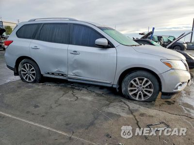 Czwarte zdjęcie samochodu z boku: 2014 NISSAN PATHFINDER S VIN:5N1AR2MN1EC620563 - miniatura
