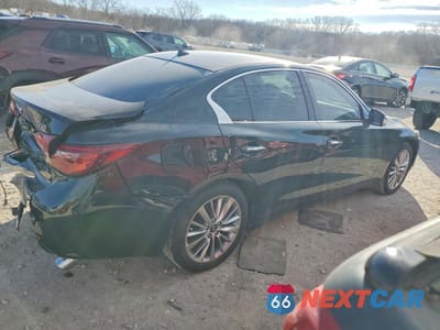 Trzecie zdjęcie samochodu z tyłu: 2023 INFINITI Q50 LUXE VIN:JN1EV7BR9PM542652 - miniatura