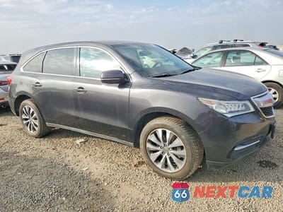 Czwarte zdjęcie samochodu z boku: 2015 ACURA MDX TECHNOLOGY VIN:5FRYD3H69FB011962 - miniatura