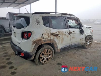 Trzecie zdjęcie samochodu z tyłu: 2016 JEEP RENEGADE LATITUDE VIN:ZACCJABT0GPE33541 - miniatura