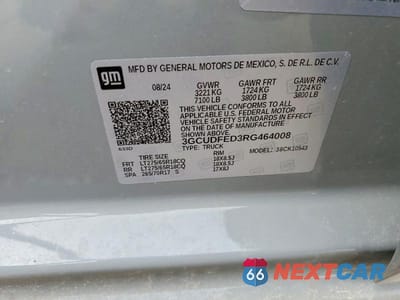Zdjęcie 12 z 12 samochodu: 2024 CHEVROLET SILVERADO K1500 LT TRAIL BOSS VIN:3GCUDFED3RG464008 - miniatura