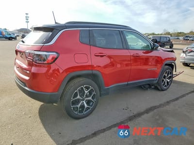 Trzecie zdjęcie samochodu z tyłu: 2025 JEEP COMPASS LIMITED VIN:3C4NJDCN7ST502317 - miniatura