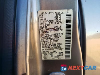 Zdjęcie 14 z 15 samochodu: 2002 NISSAN XTERRA XE VIN:5N1ED28T62C576161 - miniatura