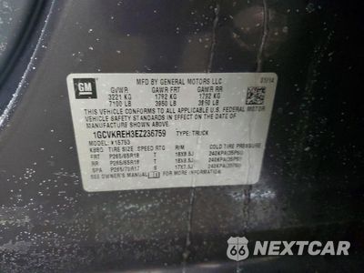 Zdjęcie 12 z 13 samochodu: 2014 CHEVROLET SILVERADO K1500 LT VIN:1GCVKREH3EZ236759 - miniatura