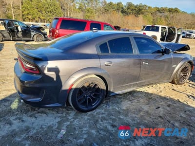 Trzecie zdjęcie samochodu z tyłu: 2021 DODGE CHARGER SCAT PACK VIN:2C3CDXGJ3MH570041 - miniatura