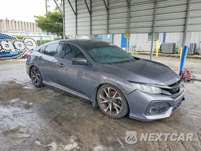 Czwarte zdjęcie samochodu z boku: 2019 HONDA CIVIC SI VIN:2HGFC1E53KH707038 - miniatura