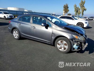Czwarte zdjęcie samochodu z boku: 2013 HONDA CIVIC VIN:2HGFB2F59DH541733 - miniatura