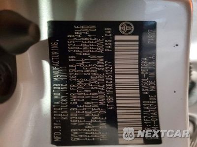 Zdjęcie 12 z 13 samochodu: 2012 TOYOTA CAMRY BASE VIN:4T1BF1FK6CU512277 - miniatura