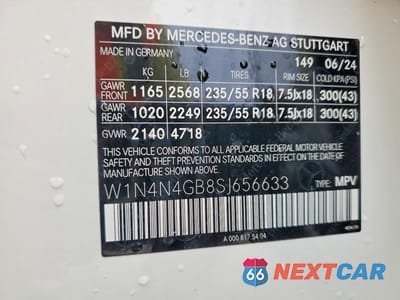 Zdjęcie 13 z 13 samochodu: 2025 MERCEDES-BENZ GLA 250 VIN:W1N4N4GB8SJ656633 - miniatura