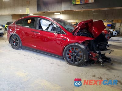 Czwarte zdjęcie samochodu z boku: 2025 TESLA MODEL X VIN:7SAXCBE66SF468224 - miniatura