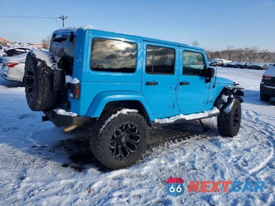 Trzecie zdjęcie samochodu z tyłu: 2017 JEEP WRANGLER UNLIMITED SAHARA VIN:1C4HJWEG8HL646910 - miniatura