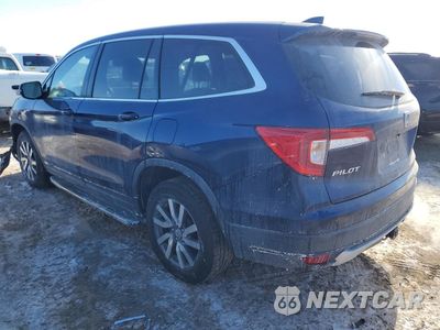 Drugie zdjęcie samochodu z przodu: 2019 HONDA PILOT EXL VIN:5FNYF6H51KB088940 - miniatura