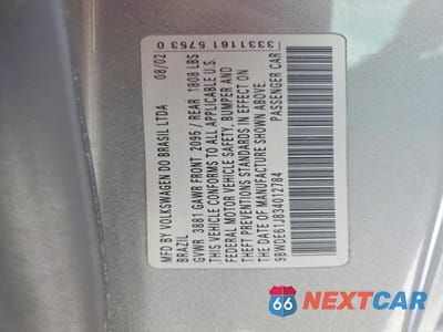 Zdjęcie 12 z 12 samochodu: 2003 VOLKSWAGEN GTI VIN:9BWDE61J834012784 - miniatura