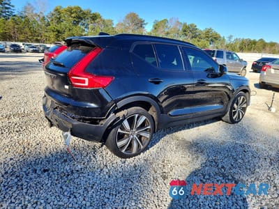 Trzecie zdjęcie samochodu z tyłu: 2021 VOLVO XC40 RECHARGE VIN:YV4ED3UR3M2567265 - miniatura