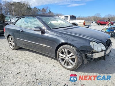 Czwarte zdjęcie samochodu z boku: 2009 MERCEDES-BENZ CLK 350 VIN:WDBTK56F89T106478 - miniatura