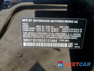 Zdjęcie 14 z 14 samochodu: 2025 BMW X1 XDRIVE28I VIN:WBX73EF09S5151664 - miniatura
