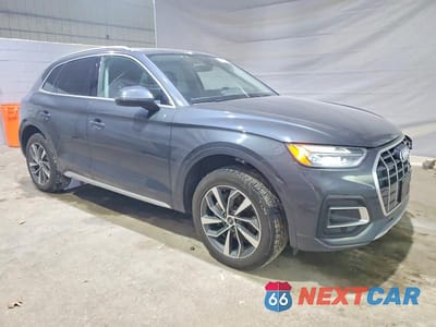 Czwarte zdjęcie samochodu z boku: 2021 AUDI Q5 PREMIUM PLUS VIN:WA1BAAFY7M2065960 - miniatura