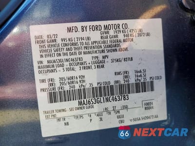 Zdjęcie 13 z 13 samochodu: 2022 FORD ECOSPORT SE VIN:MAJ6S3GL1NC463783 - miniatura