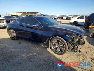 Czwarte zdjęcie samochodu z boku: 2021 INFINITI Q60 LUXE VIN:JN1EV7KK0MM410409 - miniatura