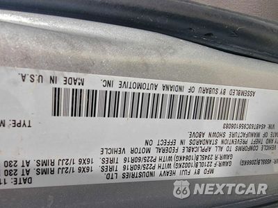 Zdjęcie 10 z 10 samochodu: 2005 SUBARU BAJA TURBO VIN:4S4BT63C956106083 - miniatura