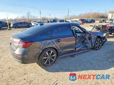 Trzecie zdjęcie samochodu z tyłu: 2025 HONDA CIVIC SPORT VIN:2HGFE4F84SH337450 - miniatura