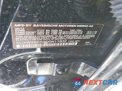 Zdjęcie 13 z 13 samochodu: 2013 BMW X3 XDRIVE28I VIN:5UXWX9C59D0A11832 - miniatura