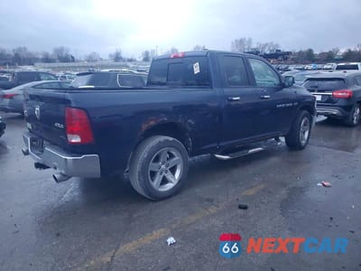 Trzecie zdjęcie samochodu z tyłu: 2012 DODGE RAM 1500 SLT VIN:1C6RD7GT7CS174622 - miniatura
