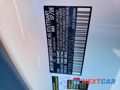Zdjęcie 12 z 13 samochodu: 2026 MERCEDES-BENZ CLE AMG 53 4MATIC VIN:W1KMK6CB3TF092417 - miniatura