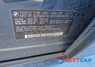 Zdjęcie 10 z 13 samochodu: 2012 BMW X5 XDRIVE35I VIN:5UXZV4C52CL753358 - miniatura