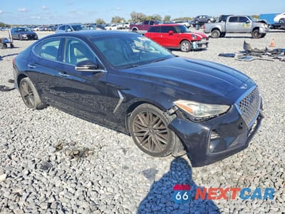 Czwarte zdjęcie samochodu z boku: 2019 GENESIS G70 VIN:KMTG34LA6KU021479 - miniatura