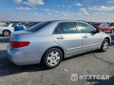 Trzecie zdjęcie samochodu z tyłu: 2005 HONDA ACCORD LX VIN:3HGCM56475G707898 - miniatura