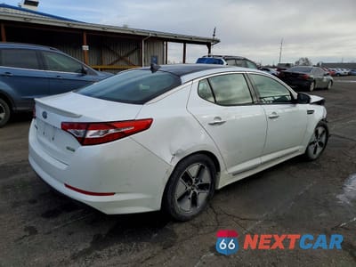 Trzecie zdjęcie samochodu z tyłu: 2012 KIA OPTIMA HYBRID VIN:KNAGM4AD8C5019248 - miniatura