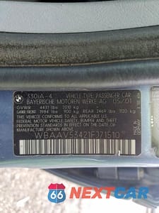 Zdjęcie 12 z 12 samochodu: 2001 BMW 330 I VIN:WBAAV53421FJ71510 - miniatura