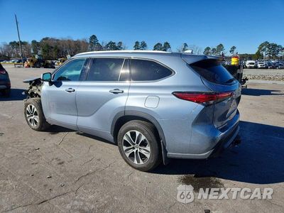 Drugie zdjęcie samochodu z przodu: 2022 TOYOTA HIGHLANDER HYBRID XLE VIN:5TDGBRCH5NS082116 - miniatura