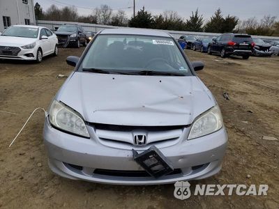 Piąte zdjęcie samochodu w środku: 2004 HONDA CIVIC DX VP VIN:2HGES16394H574672 - miniatura