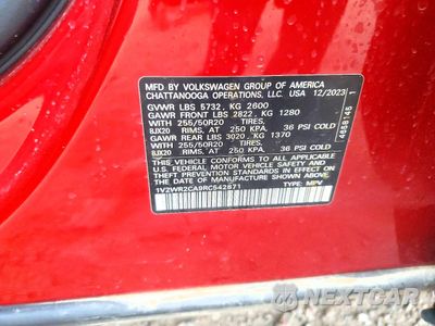 Zdjęcie 12 z 12 samochodu: 2024 VOLKSWAGEN ATLAS SE VIN:1V2WR2CA9RC542871 - miniatura