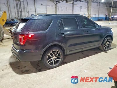 Trzecie zdjęcie samochodu z tyłu: 2017 FORD EXPLORER SPORT VIN:1FM5K8GT3HGD11273 - miniatura