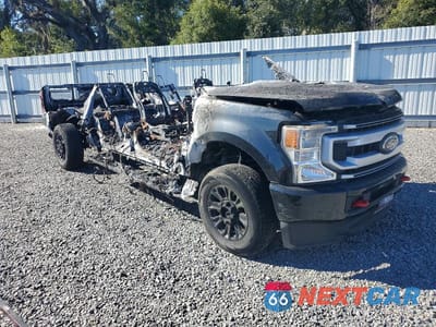 Czwarte zdjęcie samochodu z boku: 2021 FORD F250 SUPER DUTY VIN:1FT7W2BT0MEC46118 - miniatura