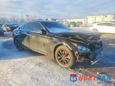 Czwarte zdjęcie samochodu z boku: 2014 INFINITI Q50 VIN:JN1BV7AR4EM694789 - miniatura