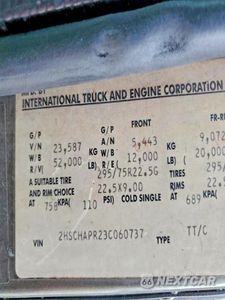 Zdjęcie 10 z 10 samochodu: 2003 INTERNATIONAL 9900I SEMI TRUCK VIN:2HSCHAPR23C060737 - miniatura